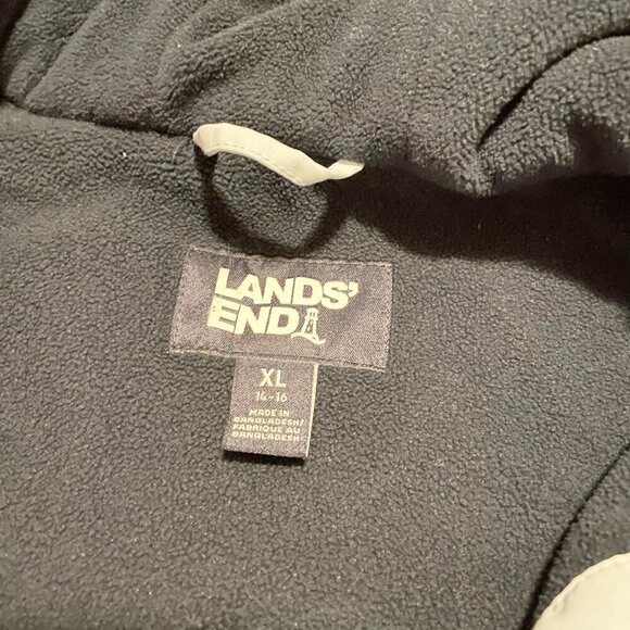 Lands End Fleece Lined Winter Parka Kids Girls Size XL Jacket - Picture 3 of 16